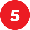 Red five circle
